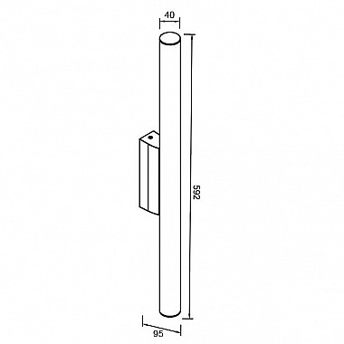 Настенный светильник Antiga 9256