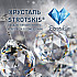 Настенный светильник Lianna 10114/2 хром/прозрачный хрусталь Strotskis