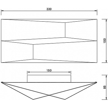 Настенный светильник Fuji 8158