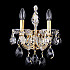 Бра Crystal Lux Isabel AP2 Gold/Transparent