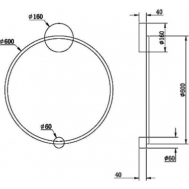 Настенный светильник Halo MOD005WL-L22BSK1