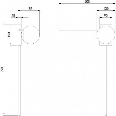 Настенный светильник Fredo 40034/1 белый