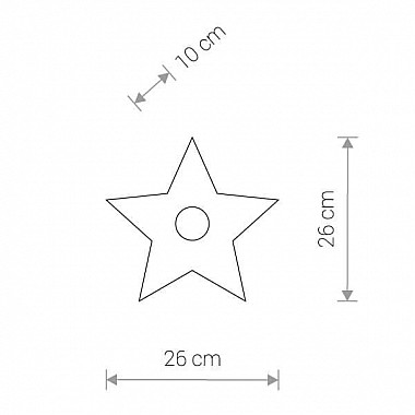 Настенный светильник Nowodvorski Toy-Star 9376