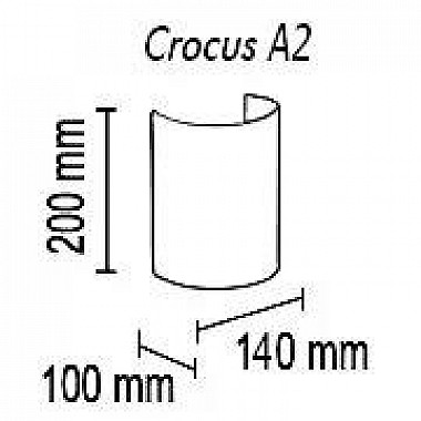 Настенный светильник TopDecor Crocus Glade A2 10 04g