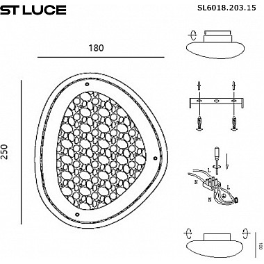 Настенный светильник Enigma SL6018.203.15