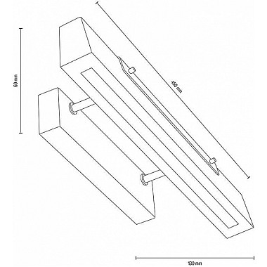 Настенный светильник Madera 341248