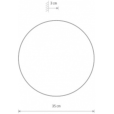 Настенный светильник Ring Led L 7640