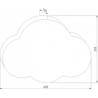 Настенный светильник Cloud 10006 Cloud