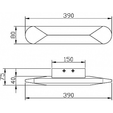 Настенный светильник Motion MOD276WL-L8B3K