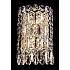 Настенный светильник Crystal Lux Lirica AP2 Chrome/Gold-Transparent
