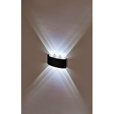 Настенный светодиодный светильник IMEX Cross IL.0014.0001-6 BK