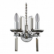 Бра Crystal Lux Marron AP2 Chrome