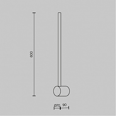 Настенный светильник Light stick MOD237WL-L6BS3K