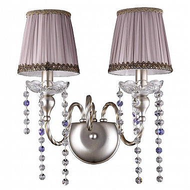 Бра Crystal Lux Alegria AP2 Silver-Brown