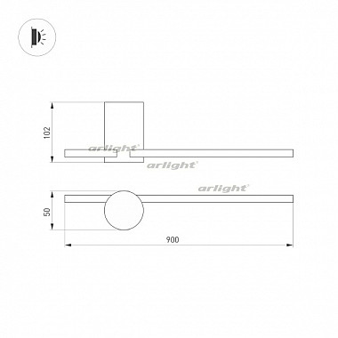 Настенный светильник VINCI 034169