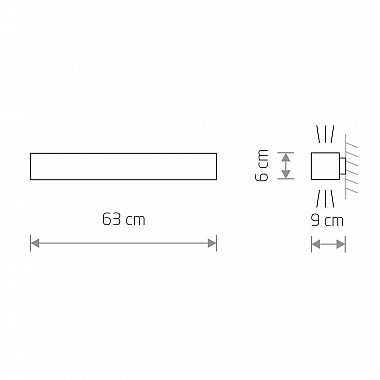 Настенный светильник Nowodvorski Soft Wall Led 60x6 7541