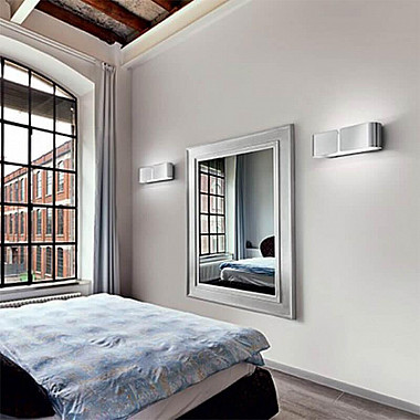 Настенный светильник Ideal Lux Clip AP2 Small Cromo 031361