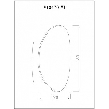 Настенный светильник Parma V10470-WL