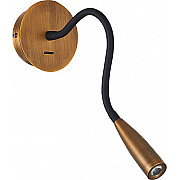 Настенный светильник Kaa W111044/1Black Bronze