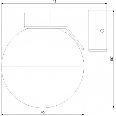 Настенный светильник MRL 1028 черный