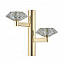 Бра Crystal Lux Rebeca AP2 Gold
