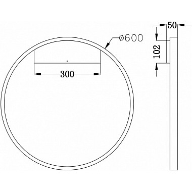 Настенный светильник Rim MOD058WL-L35BS4K