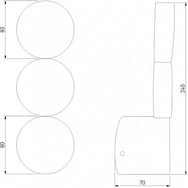 Настенный светильник Brioni 40130/LED золото