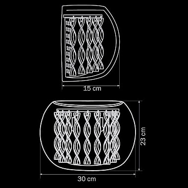 Настенный светильник Lightstar Acquario 753634