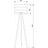 Торшер Tago 5053 Tago Black