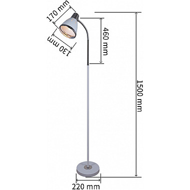 Торшер 03018-0.6-01 WH