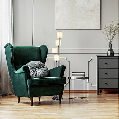 Торшер Denver 1109/4 Chrome/Beige