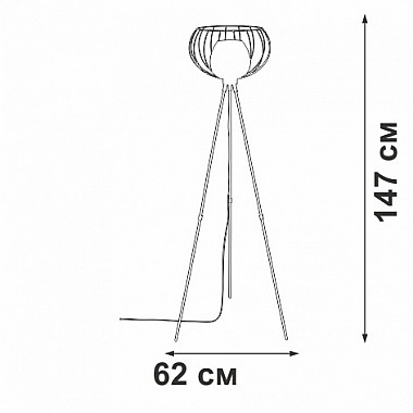 Торшер V3100-1/1P