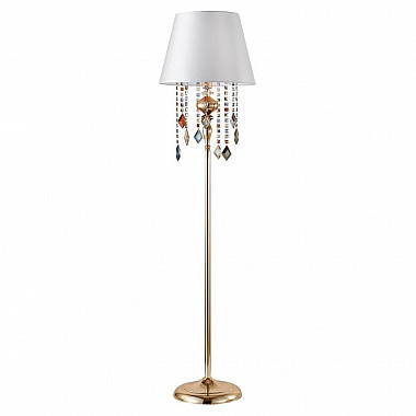 Торшер Crystal Lux Mercedes PT1 Gold/Color