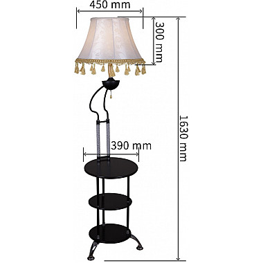 Торшер 01757-0.6-01 BK