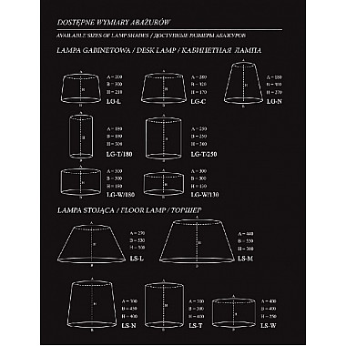 Торшер Lugano LUG-LS-3(P/A)