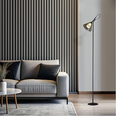 Торшер Enigma 01187/1 черный