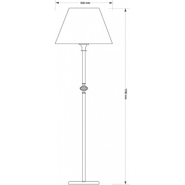 Торшер San Marino Lampshade SAN-LS-1(P/A)CR