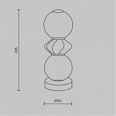 Торшер Brosche MOD362TL-L10GR3K