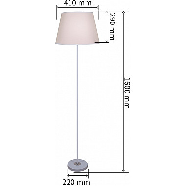 Торшер 13910-0.6-02 WH