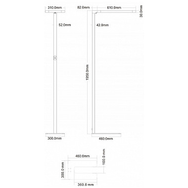 Торшер Office 343019