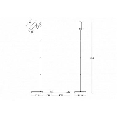Торшер Bansky MOD129FL-01W
