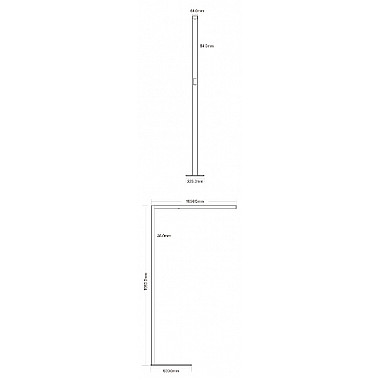 Торшер Office Three 343023