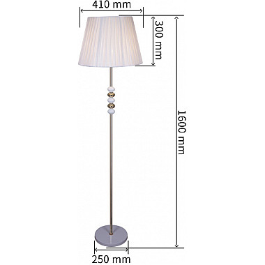 Торшер 02063-0.6-01 BK-CR