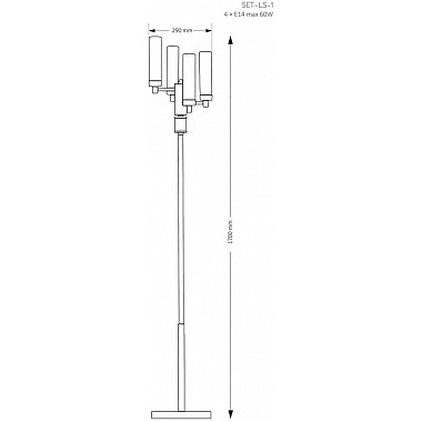 Торшер Seti SET-LS-1(N)