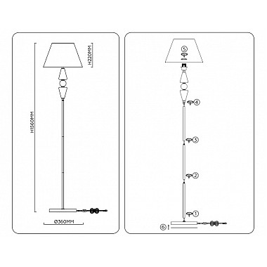 Торшер High Light LH75265