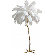 Торшер Ostrich Feather BRFL5014 white/antique brass