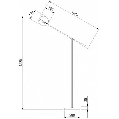 Торшер Grazia 01142/1 золото