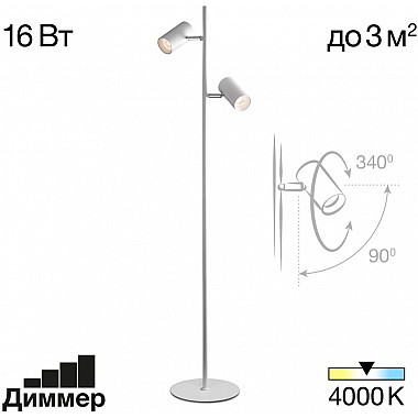 Торшер Twin CL809010N