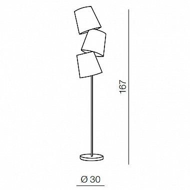 Торшер Azzardo Svea AZ1024