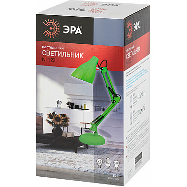 Офисная настольная лампа N-123-E27-40W-GR